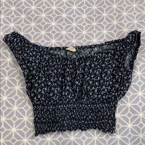 Brandy flower crop top